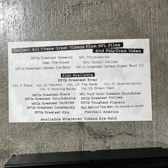 Vintage 1998 Denver Broncos Super Bowl XXXII Champions VHS NFL Films - Picture 6 of 6